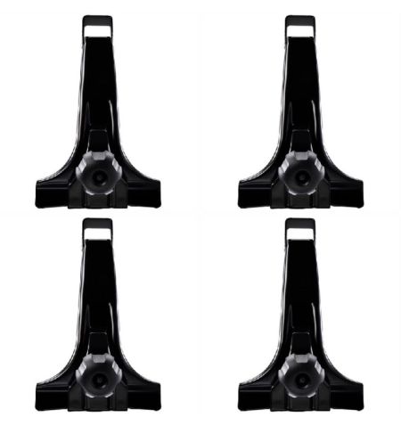 Střešní nosič / příčníky Thule SquareBar Evo Black - Renault Trafic Van / dodávka (1989-2000) 5-dv - odtokové žlábky | Filson...