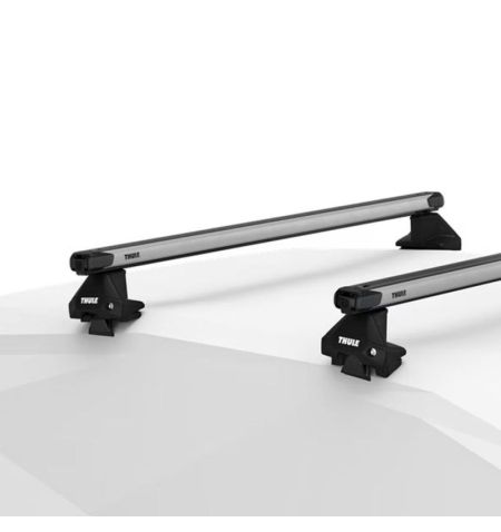 Střešní nosič / příčníky Thule SlideBar Evo Silver - Hyundai Elantra (Typ CN7) Sedan (2021-) 4-dv - rovná střecha | Filson Store