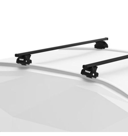 Střešní nosič Thule SquareBar Evo Black Volvo V40 Cross Country Hatchback 2013-2019 5-dv klasické podélníky s uchycením za | ...
