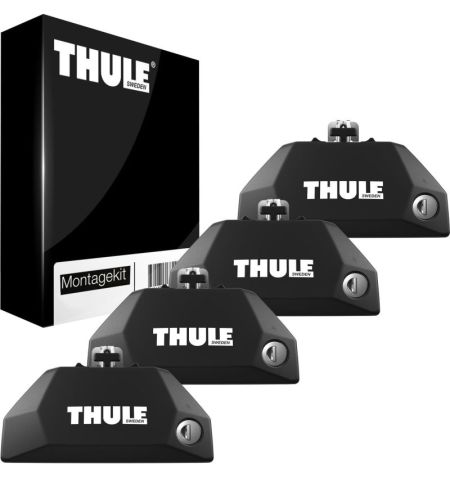 Střešní nosič Thule SquareBar Evo Black Volvo V40 Cross Country Hatchback 2013-2019 5-dv klasické podélníky s uchycením za | ...