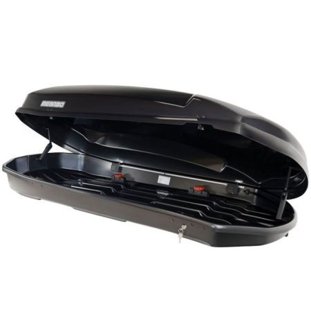 Střešní box Menabo Satellite 600 Black Glossy Duo Crab - objem 600l / oboustranné otevírání / lesklý černý | Filson Store