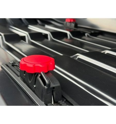 Střešní box Menabo Satellite 600 Black Glossy Duo Crab - objem 600l / oboustranné otevírání / lesklý černý | Filson Store