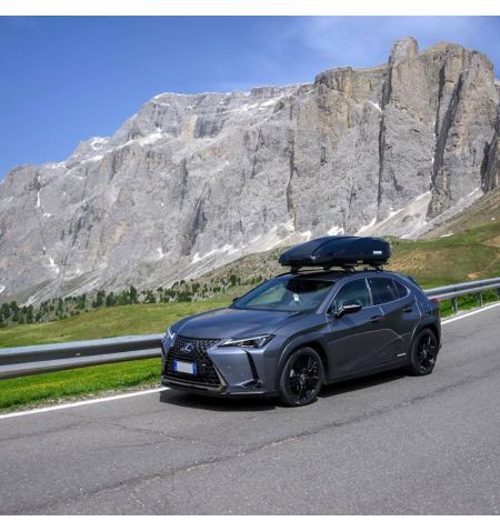 Střešní box Menabo Starla 500 Duo Black - objem 500l / oboustranné otevírání / lesklý černý | Filson Store