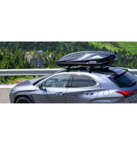 Střešní box Menabo Starla 500 Duo Black - objem 500l / oboustranné otevírání / lesklý černý | Filson Store