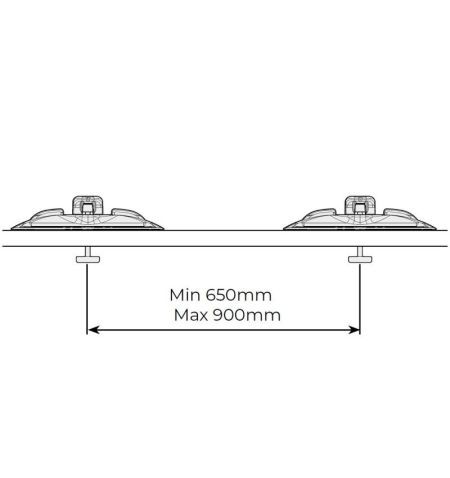 Střešní box Menabo Starla 500 Duo Black - objem 500l / oboustranné otevírání / lesklý černý | Filson Store