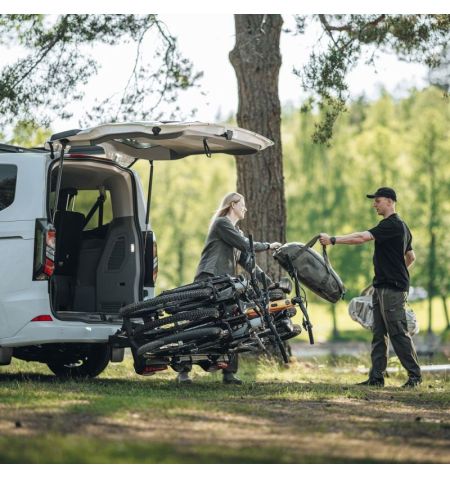 Nosič na tažné zařízení na 3 kola / elektrokola / Fatbike Thule VeloSpace 3 - sklopný skládací / černý | Filson Store
