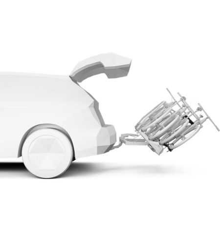 Přídavný nosič na tažné zařízení na třetí nebo čtvrté kolo Thule VeloSpace 3 / černý | Filson Store