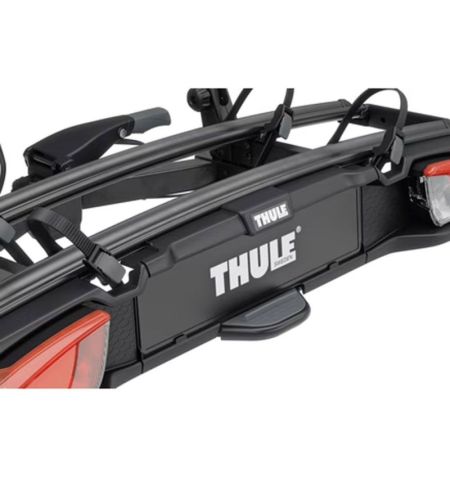 Nosič na tažné zařízení na 2+1 kola / elektrokola / Fatbike Thule VeloSpace 3 - sklopný skládací / černý / s rozšířením o 1 k...