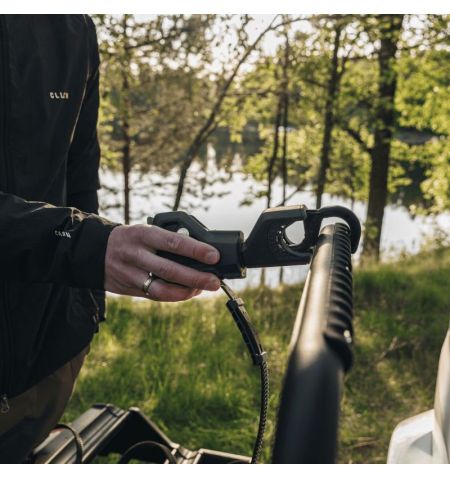 Nosič na tažné zařízení na 3+1 kola / elektrokola / Fatbike Thule VeloSpace 3 - sklopný skládací / černý / s rozšířením o 1 k...