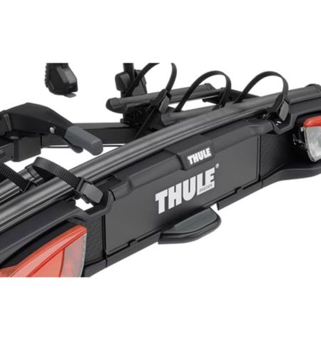 Nosič na tažné zařízení na 3+1 kola / elektrokola / Fatbike Thule VeloSpace 3 - sklopný skládací / černý / s rozšířením o 1 k...