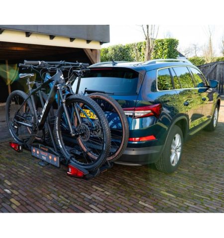 Nosič na tažné zařízení na 2 kola / elektrokola Spinder TX2L - sklopný skládací na karbonové rámy | Filson Store