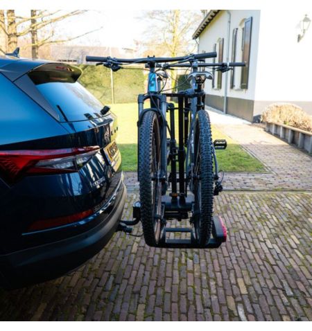 Nosič na tažné zařízení na 2 kola / elektrokola Spinder TX2L - sklopný skládací na karbonové rámy | Filson Store