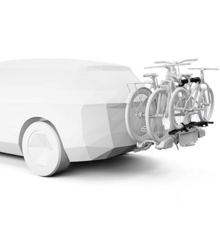 Přídavný nosič na tažné zařízení na třetí nebo čtvrté kolo Thule EasyFold 3 / černý | Filson Store