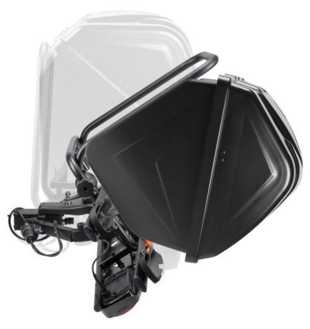 Zadní box na nosič na tažné zařízení Aguri BackBox - objem 380l / uzamykací / černý / na nosiče kol Active Bike 2/3 / Aroso M...