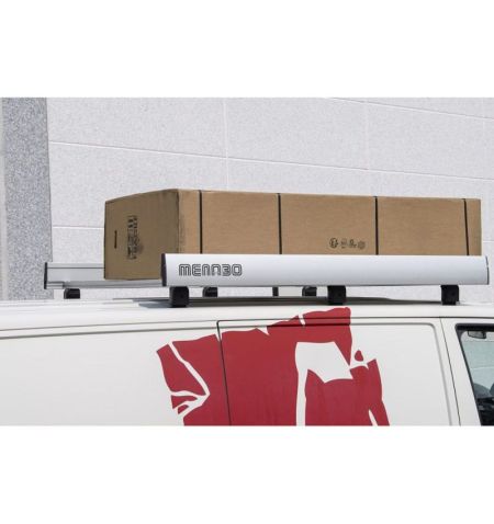 Bočnice proti posunutí nákladu mimo okraj střešního nosiče Menabo Professional 140cm - sada 2ks / aluminium | Filson Store