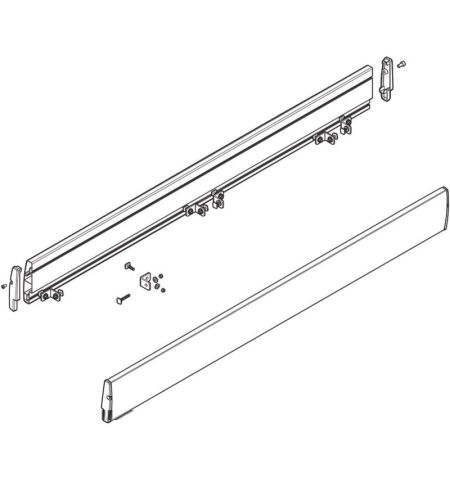 Bočnice proti posunutí nákladu mimo okraj střešního nosiče Menabo Professional 190cm - sada 2ks / aluminium | Filson Store