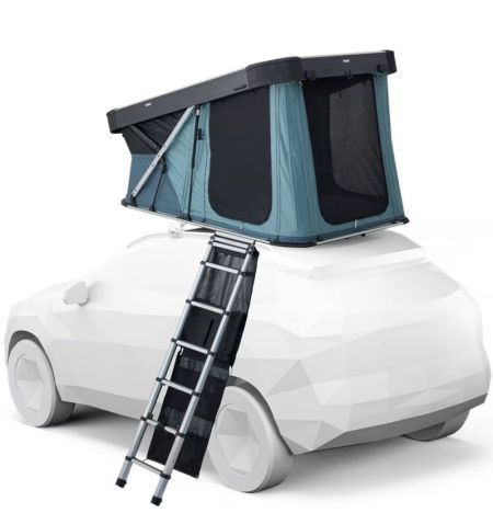 Střešní autostan Thule Widesky pro 2 osoby - s aluminiovou skořepinou / tmavě břidlicový