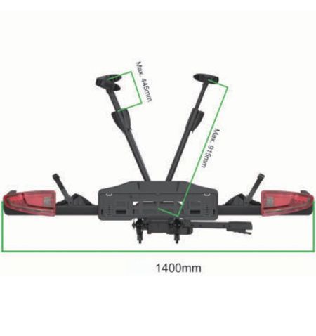 Nosič na tažné zařízení na 3 kola / elektrokola Spinder TX3L - sklopný skládací na karbonové rámy | Filson Store Nosič na tažné zařízení na 3 kola / elektrokola Spinder TX3L - sklopný skládací na karbonové rámy | Filson Store
