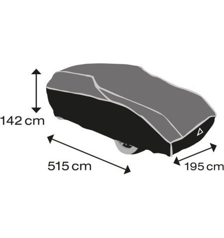 Plachta na auto / autoplachta proti kroupám ochranná Aroso Premium - velikost SUV XL / rozměry 515x195x142cm / tloušťka 5mm |...