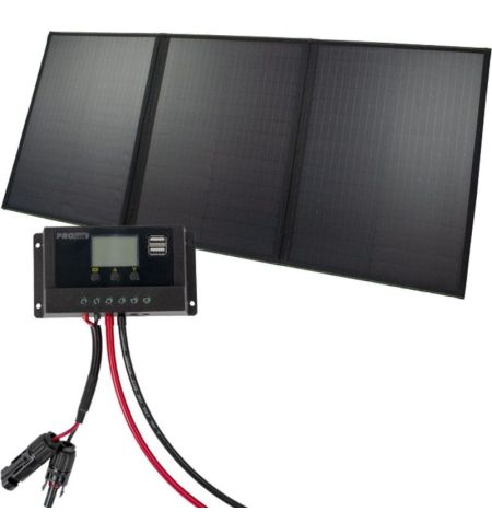 Solární panel rozkládací přenosný s PWM regulátorem ProUser SB100 105W 12V 129x55cm - do auta / na kempování | Filson Store Solární panel rozkládací přenosný s PWM regulátorem ProUser SB100 105W 12V 129x55cm - do auta / na kempování | Filson Store