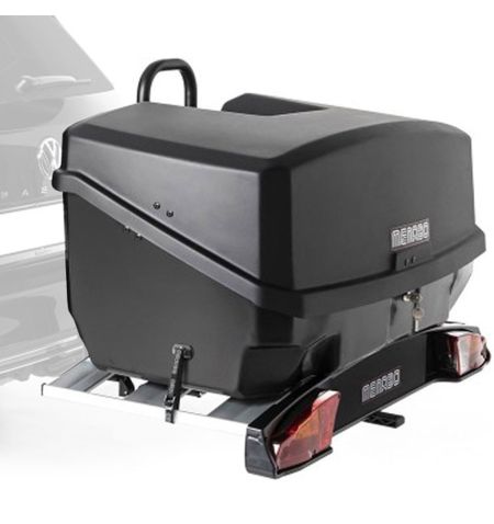 Nosič na tažné zařízení na 3 kola / elektrokola s boxem 300l na zavazadla Menabo Alioth 3 / Mizar | Filson Store