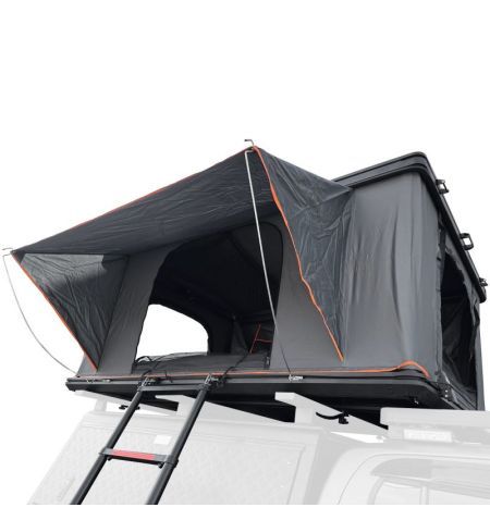 Střešní autostan Aroso Schwarzwald pro 3 osoby - s aluminiovou skořepinou / šedý / 4 ližiny | Filson Store