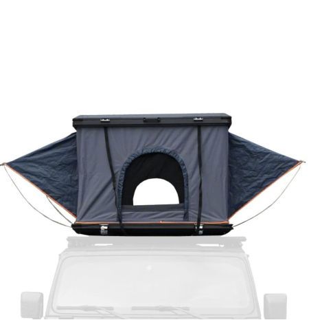 Střešní autostan Aroso Schwarzwald pro 3 osoby - s aluminiovou skořepinou / šedý / 4 ližiny | Filson Store