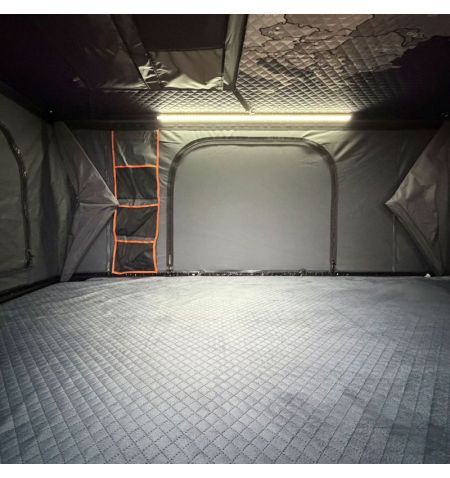 Střešní autostan Aroso Schwarzwald pro 3 osoby - s aluminiovou skořepinou / šedý / 4 ližiny | Filson Store