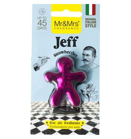 Osvěžovač vzduchu / vůně do auta - Mr&Mrs Jeff Strawberries | Filson Store