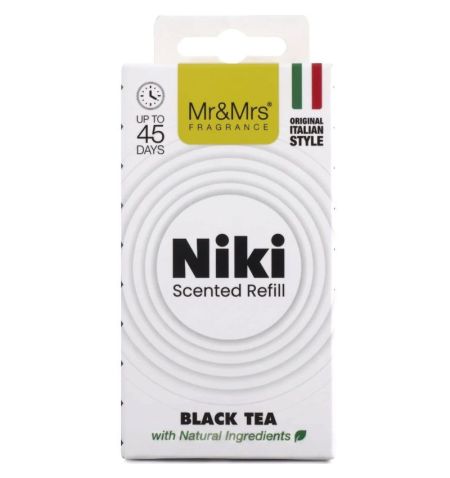 Náhradní náplň pro osvěžovač vzduchu / vůně do auta - Mr&Mrs Niki Black Tea | Filson Store