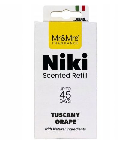 Náhradní náplň pro osvěžovač vzduchu / vůně do auta - Mr&Mrs Niki Tuscany Grape | Filson Store