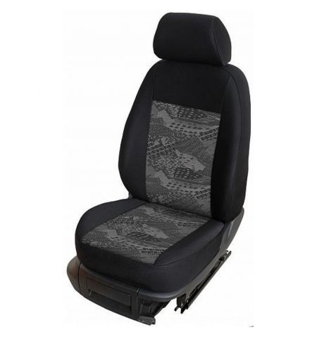 Autopotahy přesné / potahy na sedadla Škoda Octavia II Hatchback / Combi (04-12) - design Prato C / výroba ČR | Filson Store