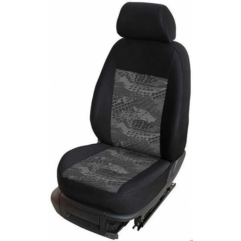 Autopotahy přesné / potahy na sedadla Hyundai ix20 (09-) - design Prato C / výroba ČR