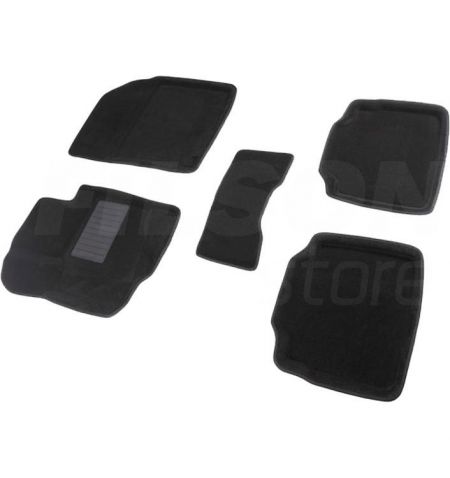 Autokoberce 3D textilní přesné černé - Dacia Duster (2010-) | Filson Store
