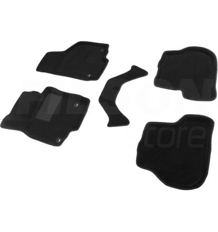 Autokoberce 3D textilní přesné černé - Ford Focus III (DYB) (2010-2018) (manuální převodovka) | Filson Store