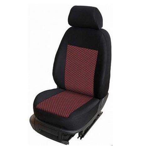 Autopotahy přesné na sedadla Opel Vivaro B (2014-2019) sedadla 1+2 / prostřední integrovaná hlavová opěrka - design Prato B |...