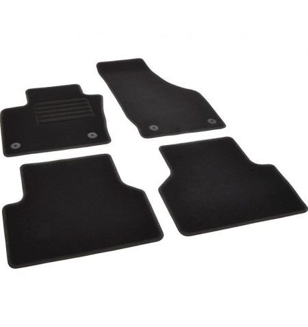 Autokoberce textilní přesné černé / černé obšití - Audi Q3 (Typ 8U) (2011-2018) 5-sedadel | Filson Store