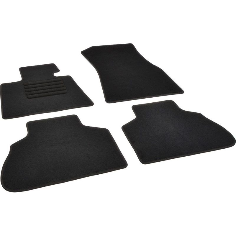 Autokoberce textilní přesné černé / černé obšití - BMW X5 (Typ G05) (2018-2023) 5-sedadel