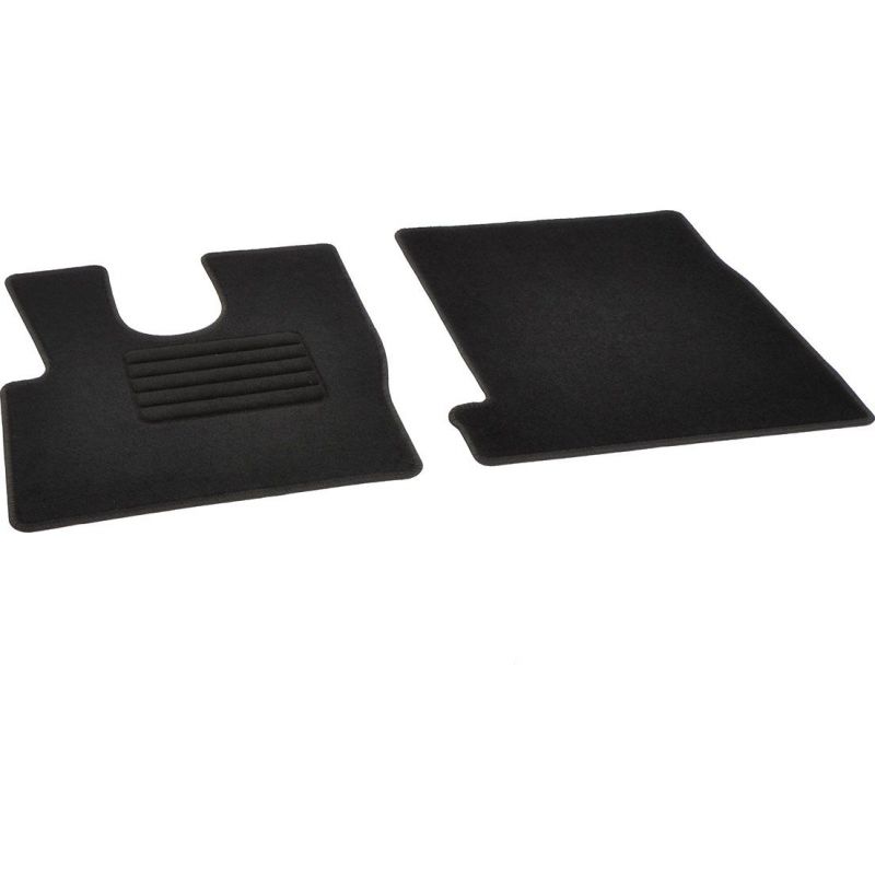 Autokoberce textilní přesné černé / černé obšití - DAF XF (Euro 6) (2013-2023) 2-sedadla