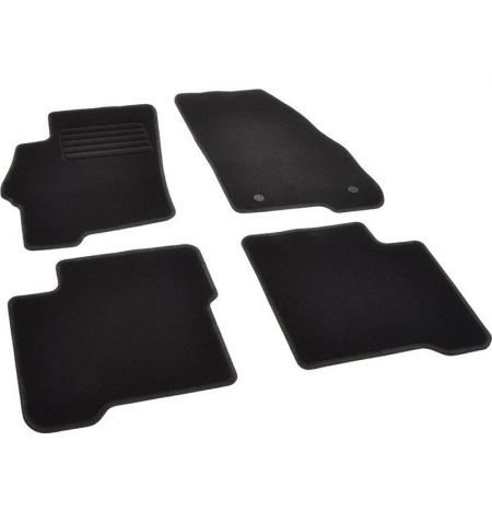 Autokoberce textilní přesné černé / černé obšití - Fiat Linea (Typ 323) (2007-2018) 5-sedadel | Filson Store