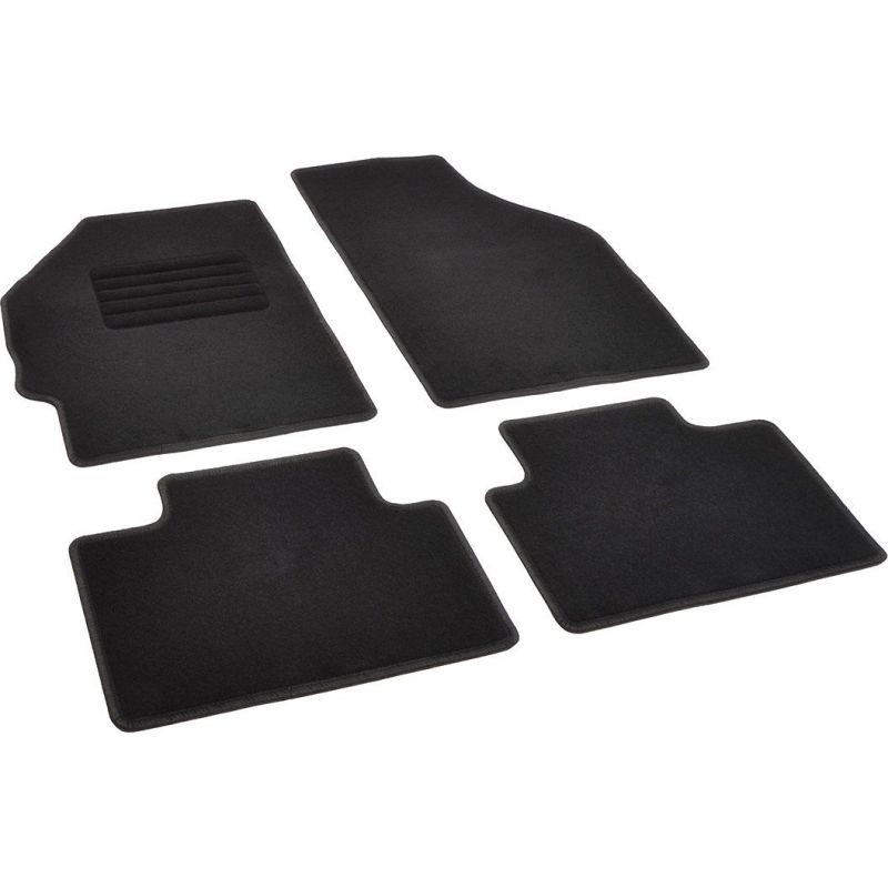 Autokoberce textilní přesné černé / černé obšití - Fiat Punto III (Typ 199) (2005-2012) 5-sedadel