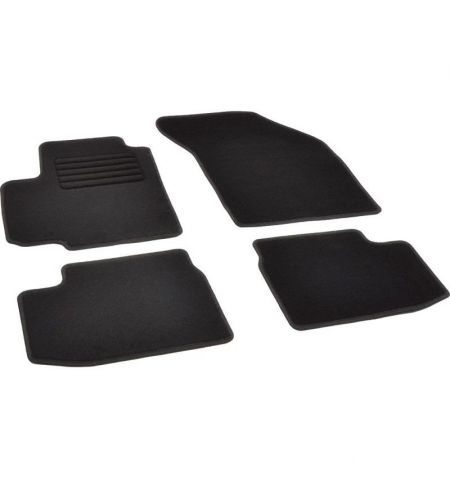 Autokoberce textilní přesné černé / černé obšití - Fiat Sedici (Typ FY) (2005-2014) 5-sedadel | Filson Store