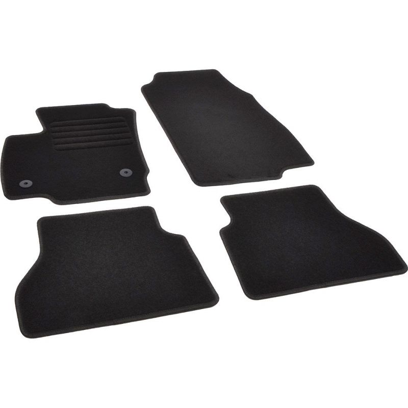 Autokoberce textilní přesné černé / černé obšití - Ford B-Max (Typ B232) (2012-2015) 5-sedadel