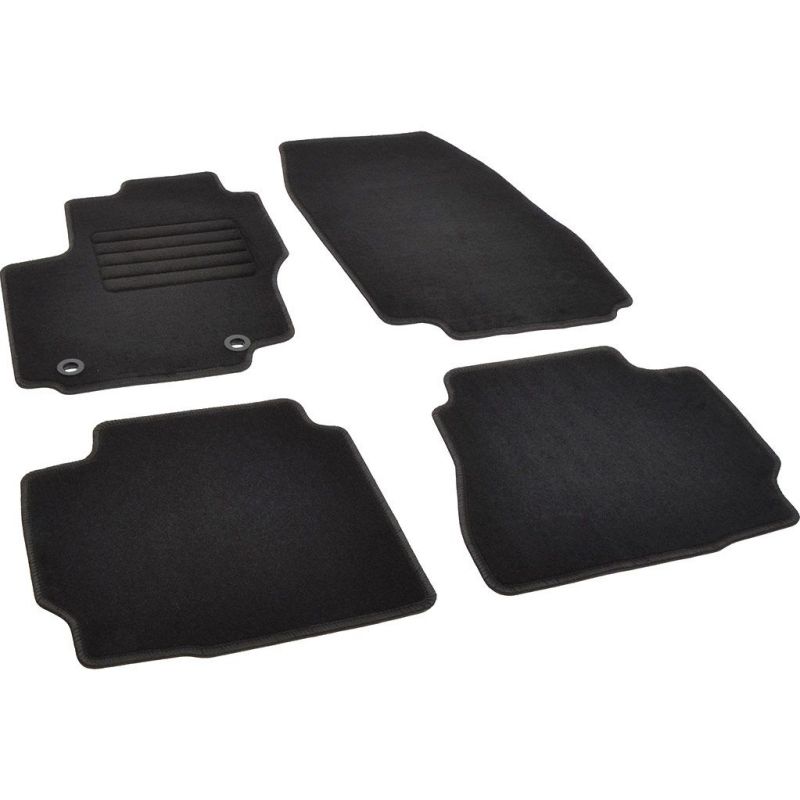 Autokoberce textilní přesné černé / černé obšití - Ford Mondeo IV (Typ BA7/CD345) (2007-2013) 5-sedadel