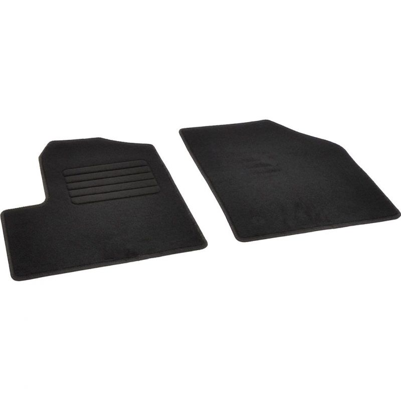 Autokoberce textilní přesné černé / černé obšití - Ford Tourneo Connect I (2002-2013) 2-sedadla
