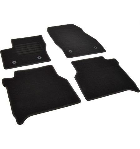 Autokoberce textilní přesné černé / černé obšití - Ford Transit Connect II (2019-2022) 5-sedadel | Filson Store