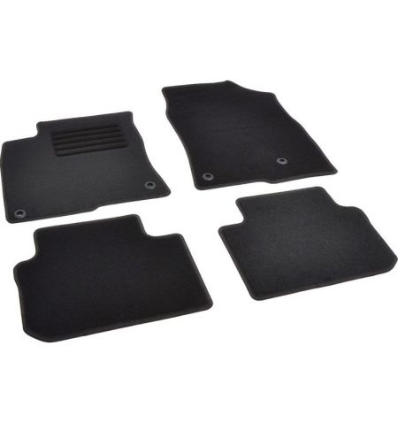 Autokoberce textilní přesné černé / černé obšití - Honda Civic XI (Typ FL) (2021-2023) 5-sedadel | Filson Store
