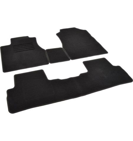 Autokoberce textilní přesné černé / černé obšití - Honda CR-V III (Typ RE) (2006-2012) 5-sedadel | Filson Store