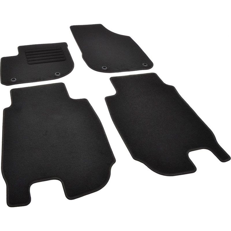 Autokoberce textilní přesné černé / černé obšití - Honda HR-V III (Typ RV) (2021-2023) 5-sedadel