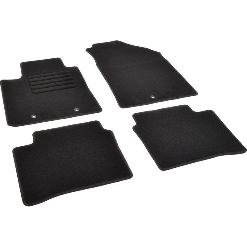 Autokoberce textilní přesné černé / černé obšití - Hyundai i10 III (Typ LA/AC3/AI3) (2019-2023) 5-sedadel